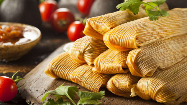 Tamales được chú ý đặc biệt ở Mexico trong mùa lễ.